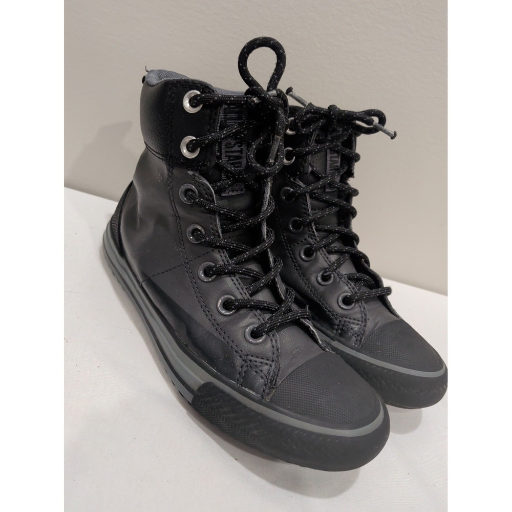 Converse Chuck Taylor Classic Junior Kids 2.5 Top Boot Storm Wind Black 650007C